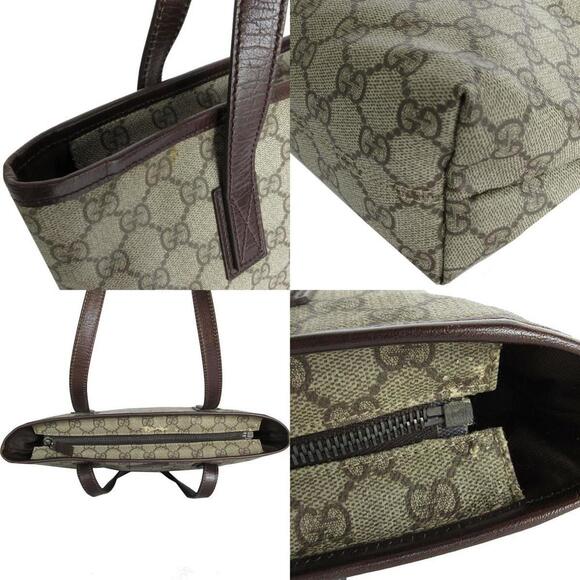 GUCCI Brown Leather Shoulder Bag - Picture 4 of 5